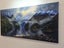 Caley James Hall Original Painting - Fiord Waterfall Carousel 8