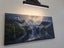 Caley James Hall Original Painting - Fiord Waterfall Carousel 2