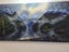 Caley James Hall Original Painting - Fiord Waterfall Carousel 7