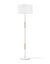 Sherwood Maddison Wood Accent Floor Lamp White Carousel 1