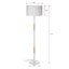 Sherwood Maddison Wood Accent Floor Lamp White Carousel 10