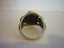ORNATE SILVER & ONYX RING. Carousel 4