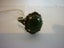 GREENSTONE & SILVER VINTAGE RING Carousel 2