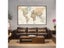 59*42cm Retro World Map Detailed Map Of Major Cities In Each Country Non-woven Carousel 6