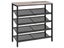 5 Tier Heavy Duty Shoe Storage Rack Carousel 1