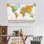 The World Map With National Flags 150x100cm Painting Wall Art Poster Non-woven Carousel 3