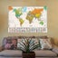 The World Map With National Flags 150x100cm Painting Wall Art Poster Non-woven Carousel 5