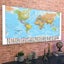 100x70cm The Globe World Map To Mark Travel Wall Art Posters Prints For Living Carousel 1