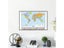 59x42cm A2 Size The World Map Of Various Countries Fine Canvas Waterproof Wall Carousel 5