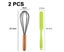 2 Piece Mini Kitchen Utensil Set- Silicone Kitchen Tools with wood Handles Carousel 2