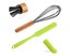 2 Piece Mini Kitchen Utensil Set- Silicone Kitchen Tools with wood Handles Carousel 3