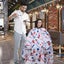 Professional Hair Cutting Cape with Neck Duster Brush Salon Barber Cape Carousel 8