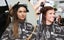Professional Hair Cutting Cape with Neck Duster Brush Salon Barber Cape Carousel 3