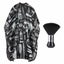 Professional Hair Cutting Cape with Neck Duster Brush Salon Barber Cape Carousel 1