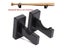 2Pcs Baseball Bat Stand Wooden Baseball Bat Display Holder Portable Wall Mount Carousel 1