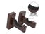 2Pcs Baseball Bat Stand Wooden Baseball Bat Display Holder Portable Wall Mount Carousel 6