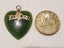 Antique Greenstone/Gold NZ Jewellery Carousel 8