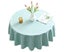 Waterproof microfiber tablecloths, round tablecloths for outdoor and interior Carousel 1