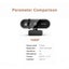 1080P HD USB Camera for Laptop Desktop Video Conferencing Security Built-in Micr Carousel 6