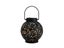 LED Solar Lantern Light Hollow Wrought Iron Projection Light Hanging Lamps Carousel 1