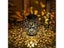 LED Solar Lantern Light Hollow Wrought Iron Projection Light Hanging Lamps Carousel 5