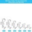 100pcs Cotter Pins Spring Connectors 2 Mm Galvanized R Type Split Pin Hairpin Carousel 4