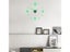 EW Creative Simple Luminous Digital Clock European Style DIY Silent Wall Clock Carousel 1