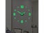 EW Creative Simple Luminous Digital Clock European Style DIY Silent Wall Clock Carousel 3