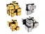 SENGSO Mirror Magic Cube 2x2 3x3 Golden Silver Magic Cubo Profession Puzzle Carousel 3