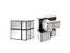 SENGSO Mirror Magic Cube 2x2 3x3 Golden Silver Magic Cubo Profession Puzzle Carousel 6