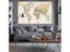 150x100cm Retro World Map Detailed Map Of Major Cities In Each Country Carousel 3