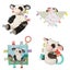Mary Meyer Taggies Buttercup Cow Character Blanket Carousel 6