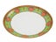 35cm Large Round Plate with Decorative Green Pattern - Melamine Dish Platter Carousel 1