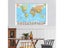 150x100cm World Map Wall Art Poster - English Painting Home Office Backdrop Carousel 4