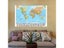 150x100cm World Map Wall Art Poster - English Painting Home Office Backdrop Carousel 6