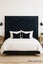 HEAD BOARD- CALIFORNIA KING SIZE (ANCONA )BLACK VELVET Carousel 1