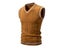 Autumn Winter Men's Knit Vests V-Neck Sleeveless Slim Fit Knitted Pullovers Men Carousel 7