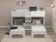 Phoenix - Triple Single Bunk - White/Grey, with Storage, Drawers & Shelving Carousel 4