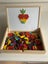 NEW Big Wooden Box with magnetic mozaiek pieces Carousel 3