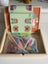 NEW Big Wooden Box with magnetic mozaiek pieces Carousel 7