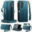 Samsung Galaxy S24 FE Crossbody Case with Strap & Zipper Pocket [Teal] Carousel 1