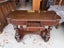 An Antique Victorian Era Solid Mahogany Console or Hallway Table Carousel 10