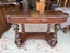 An Antique Victorian Era Solid Mahogany Console or Hallway Table Carousel 3