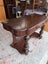 An Antique Victorian Era Solid Mahogany Console or Hallway Table Carousel 14