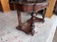 An Antique Victorian Era Solid Mahogany Console or Hallway Table Carousel 16