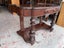 An Antique Victorian Era Solid Mahogany Console or Hallway Table Carousel 5