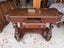 An Antique Victorian Era Solid Mahogany Console or Hallway Table Carousel 18