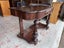 An Antique Victorian Era Solid Mahogany Console or Hallway Table Carousel 19