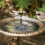Solar Bird Bath Fountain Carousel 8