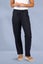 Vassalli Slim Leg Ankle Grazer Full Elastic Waist Pants Ink Carousel 1